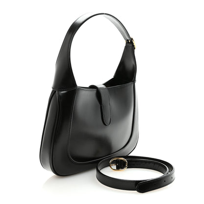 Gucci Boarded Dyana Lux Calfskin Small Jackie 1961 Hobo Black 3 of 9