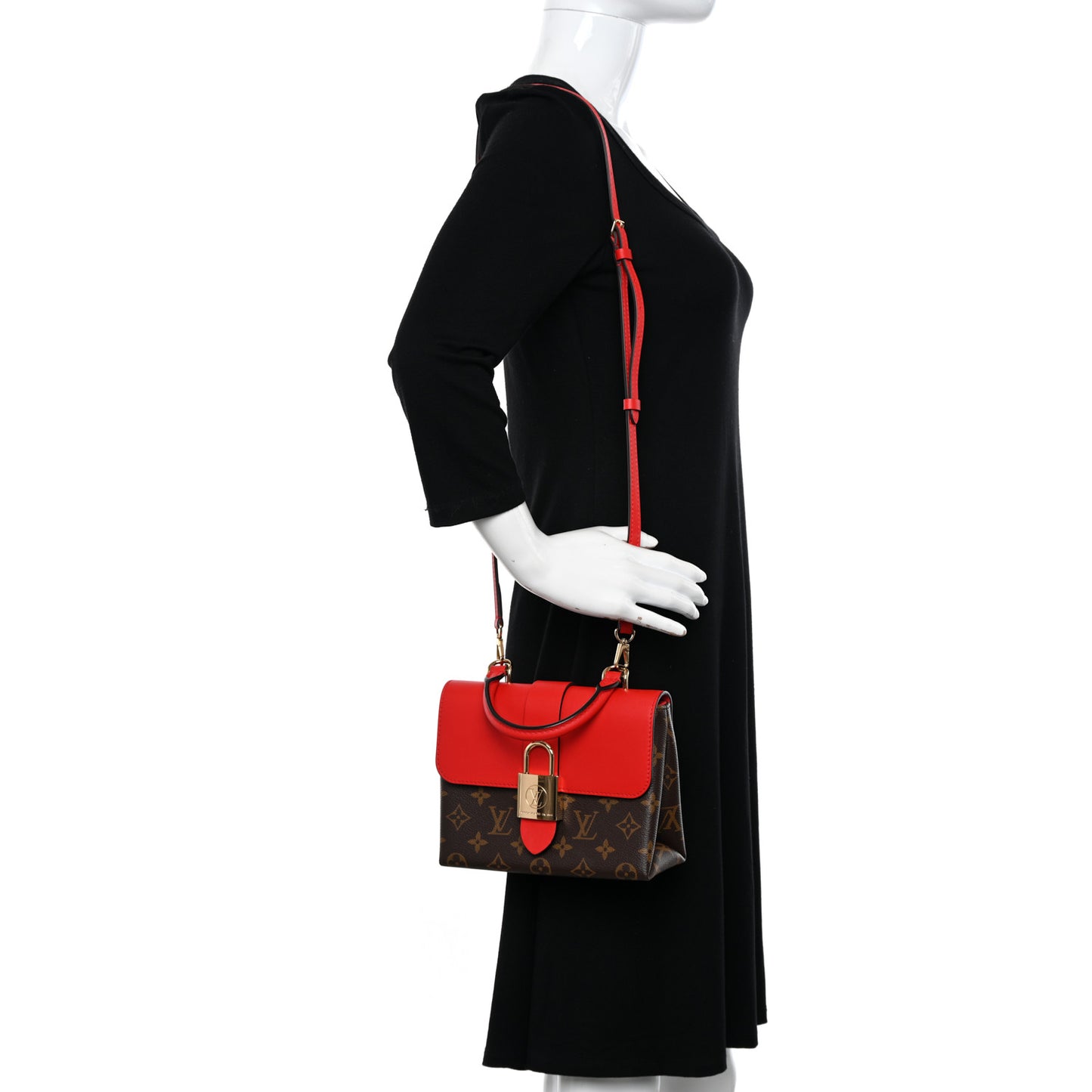 Monogram Locky BB Coquelicot