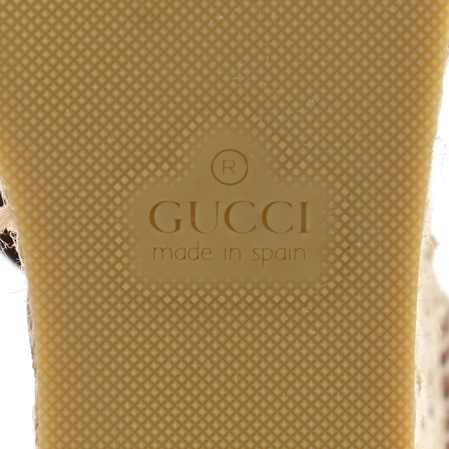 Gucci Nappa Matelasse GG Marmont Ankle Wrap Platform 35/120mm Espadrille Wedges 40 Cognac 6 of 8