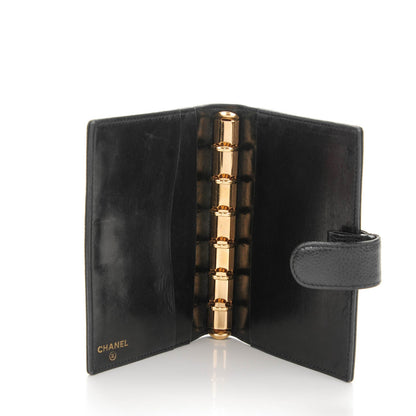 Chanel Caviar CC Small Ring Agenda Planner Black 5 of 8