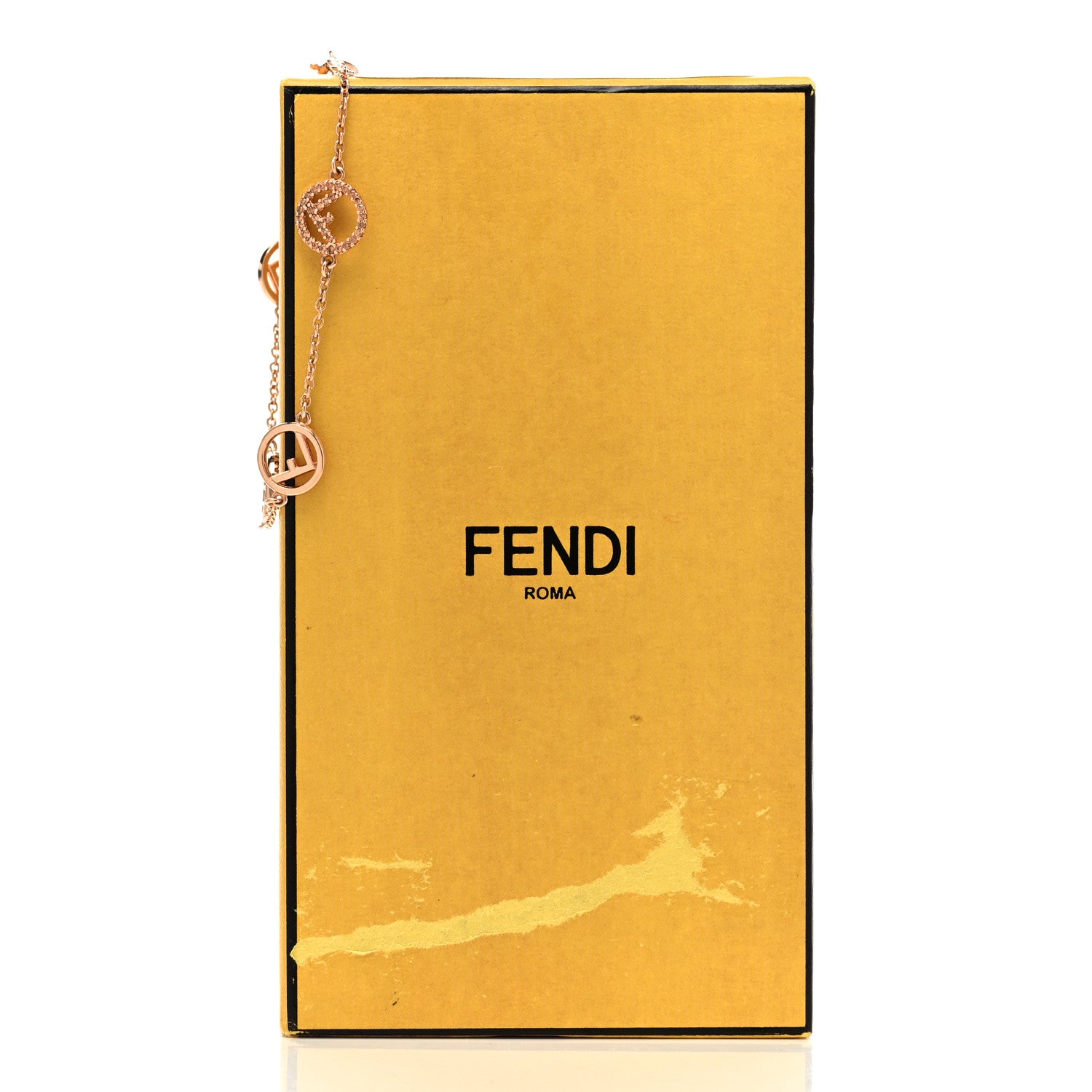 Fendi Metal Crystal F is Fendi Bracelet Rose Gold 6 of 6