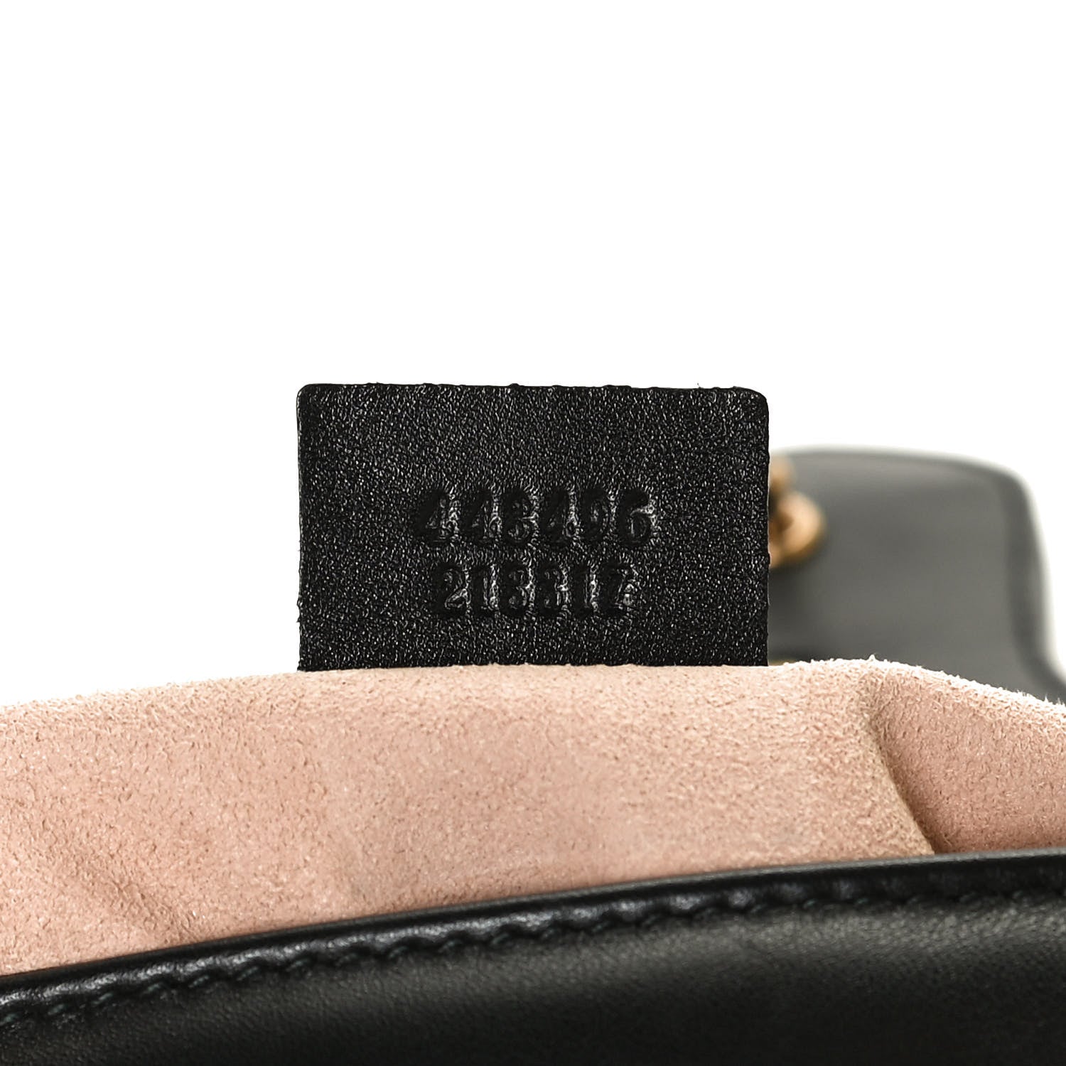 Gucci Calfskin Matelasse Medium GG Marmont Shoulder Bag Black 7 of 11