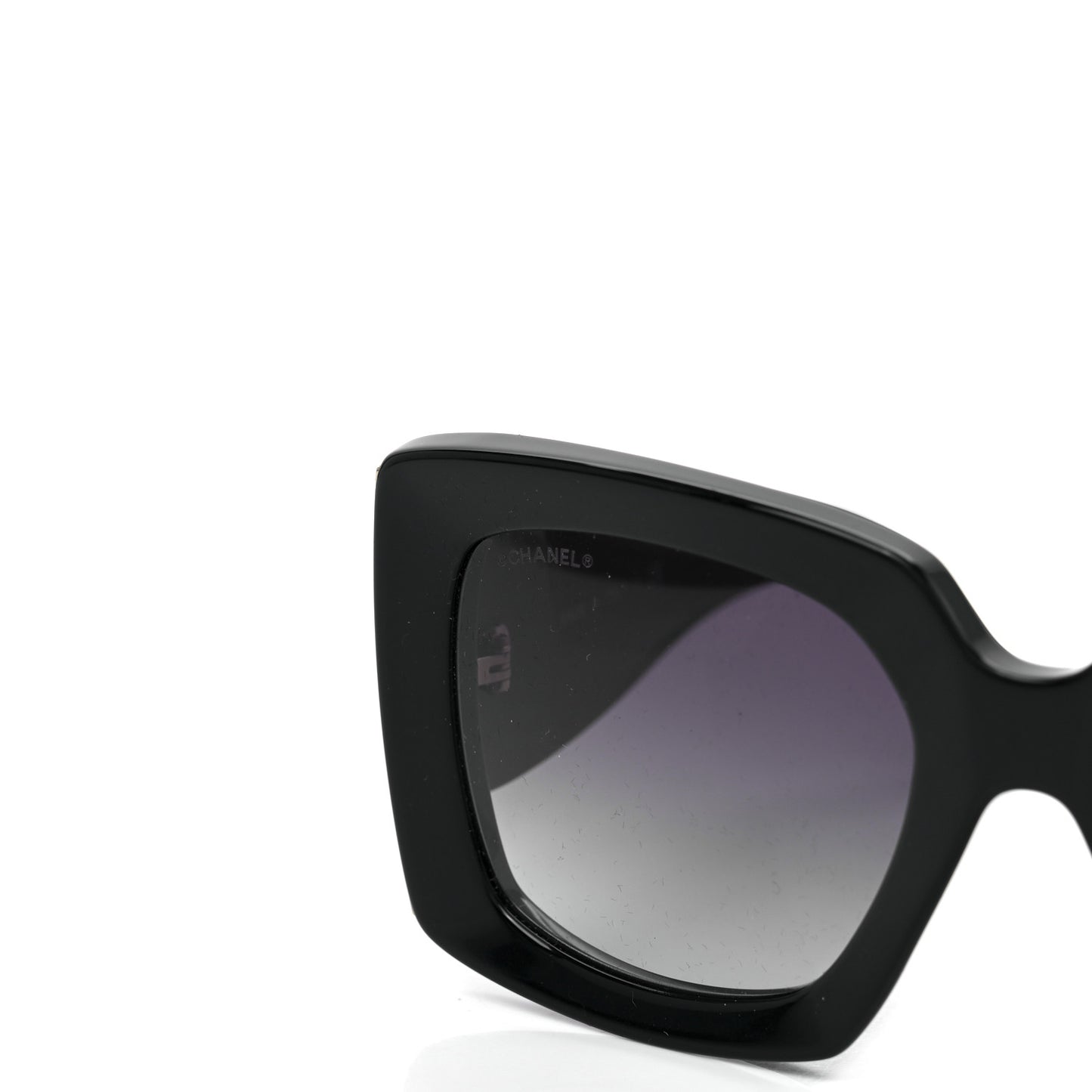 Acetate Rectangle Sunglasses 5435 Black