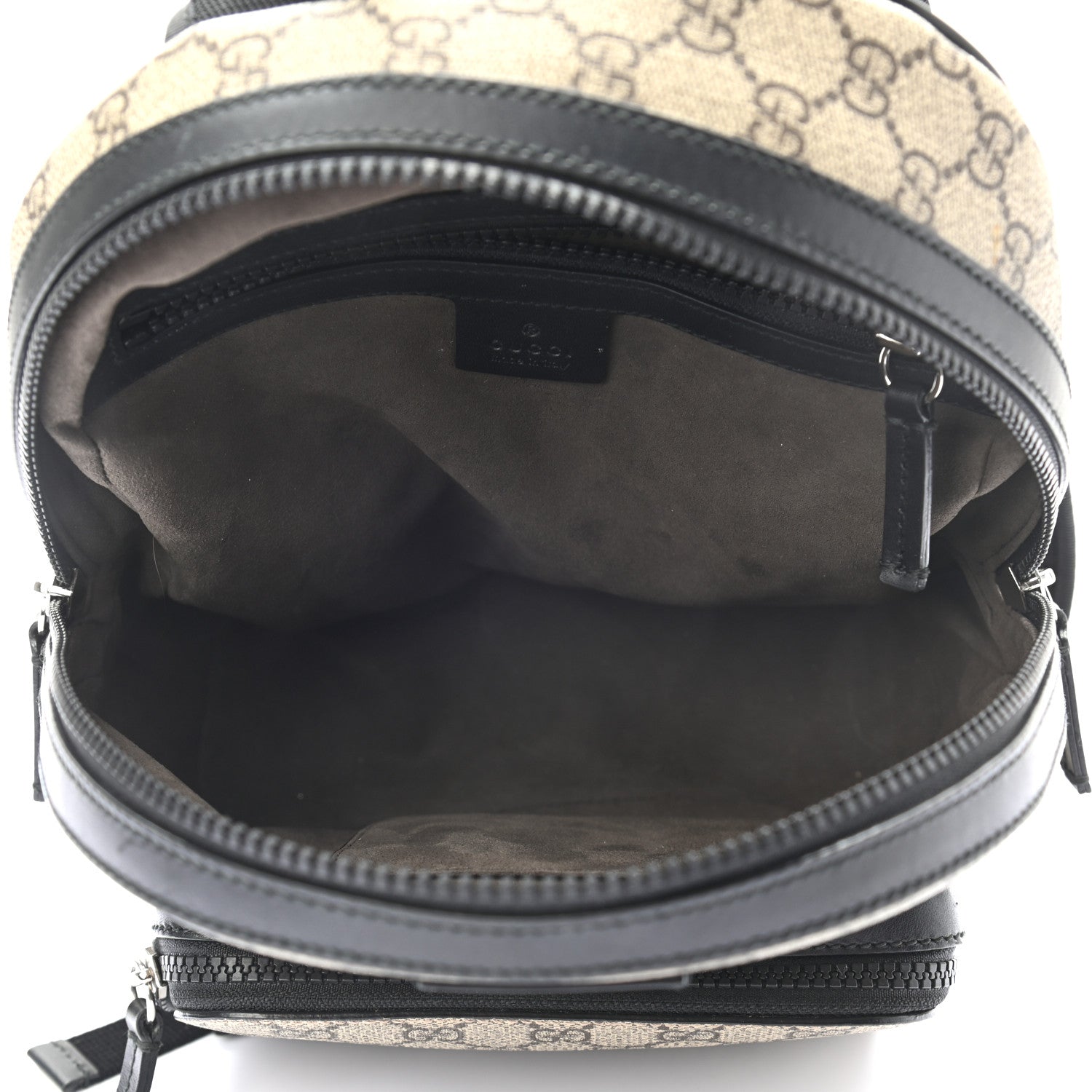 Gucci GG Supreme Monogram Small Eden Day Backpack Black 5 of 12
