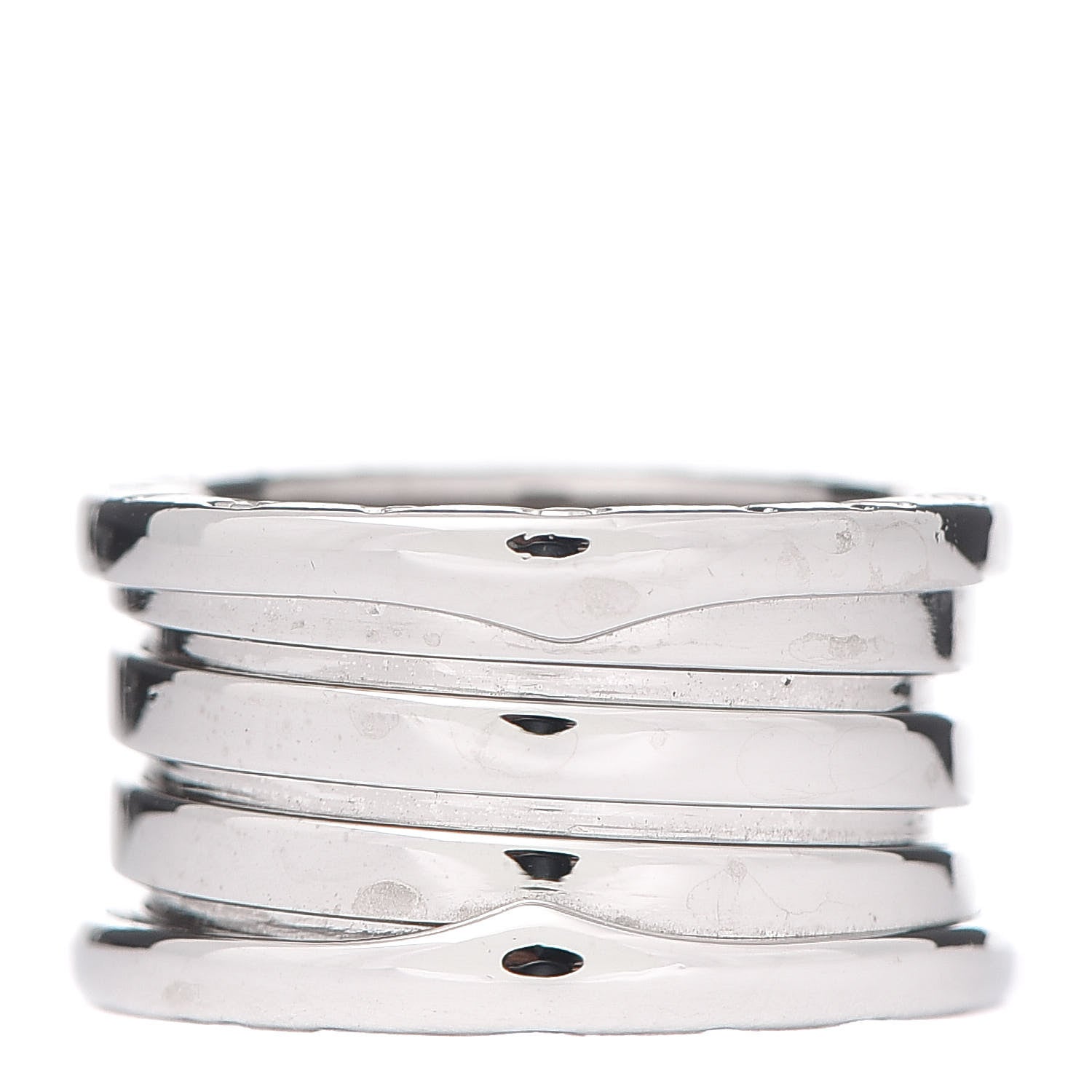 Bulgari 18K White Gold B.Zero1 Four-Band Ring 49 4.75 3 of 6
