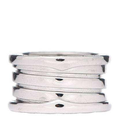 Bulgari 18K White Gold B.Zero1 Four-Band Ring 49 4.75 3 of 6
