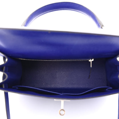 Hermes Epsom Kelly Sellier 28 Bleu Electrique 5 of 10