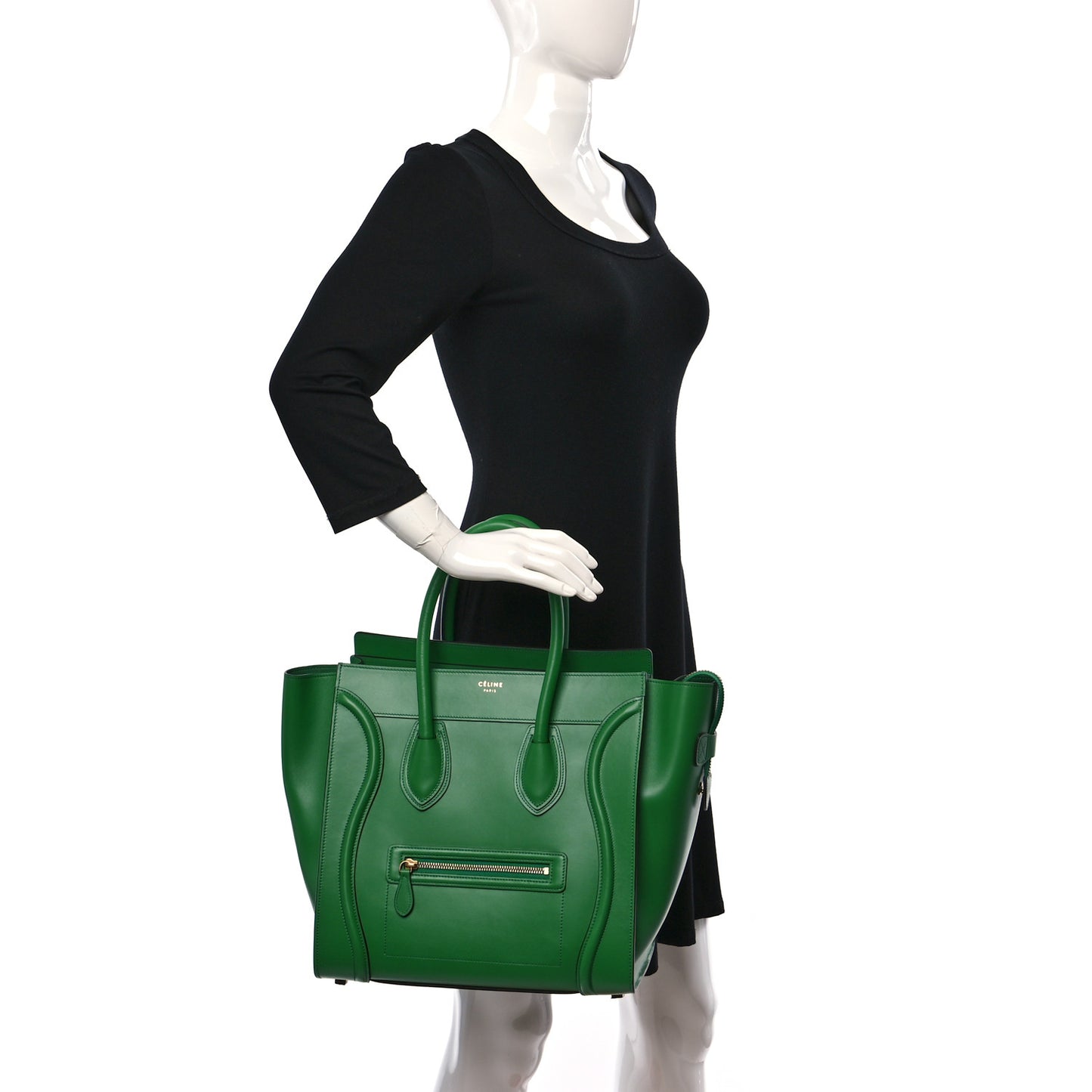 Palmelato Calfskin Micro Luggage Grass