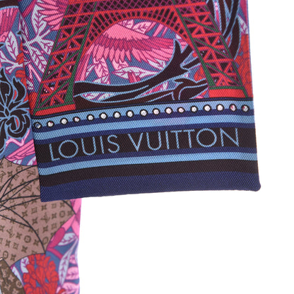 Louis Vuitton Silk Louis A Paris Bandeau Fuchsia 3 of 5