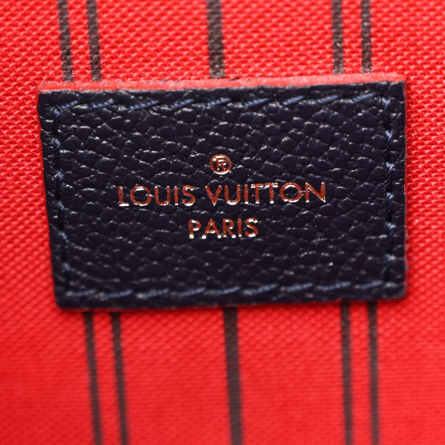 Louis Vuitton Empreinte Pochette Metis Marine Rouge 7 of 12
