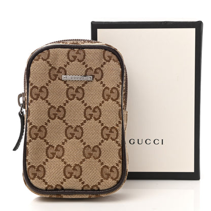 Gucci Monogram Mini Zip Pouch Beige 8 of 8