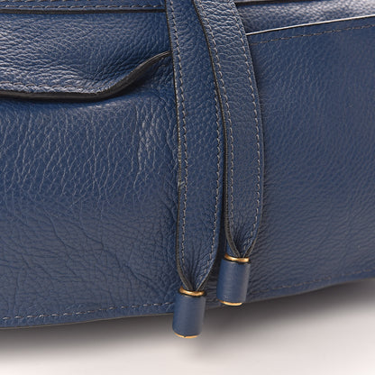 Chloe Calfskin Medium Marcie Satchel Royal Navy 11 of 11
