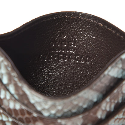 Gucci Python Card Holder Light Blue 6 of 7