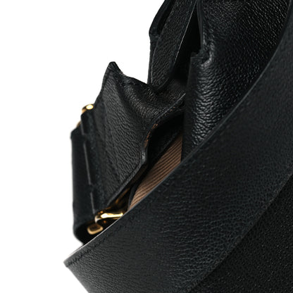 Burberry Soft Grain Calfskin House Check Small Helmsley Crossbody Black 10 of 10