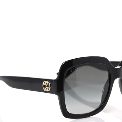 Gucci Oversized Square GG0036S Sunglasses Black 7 of 8