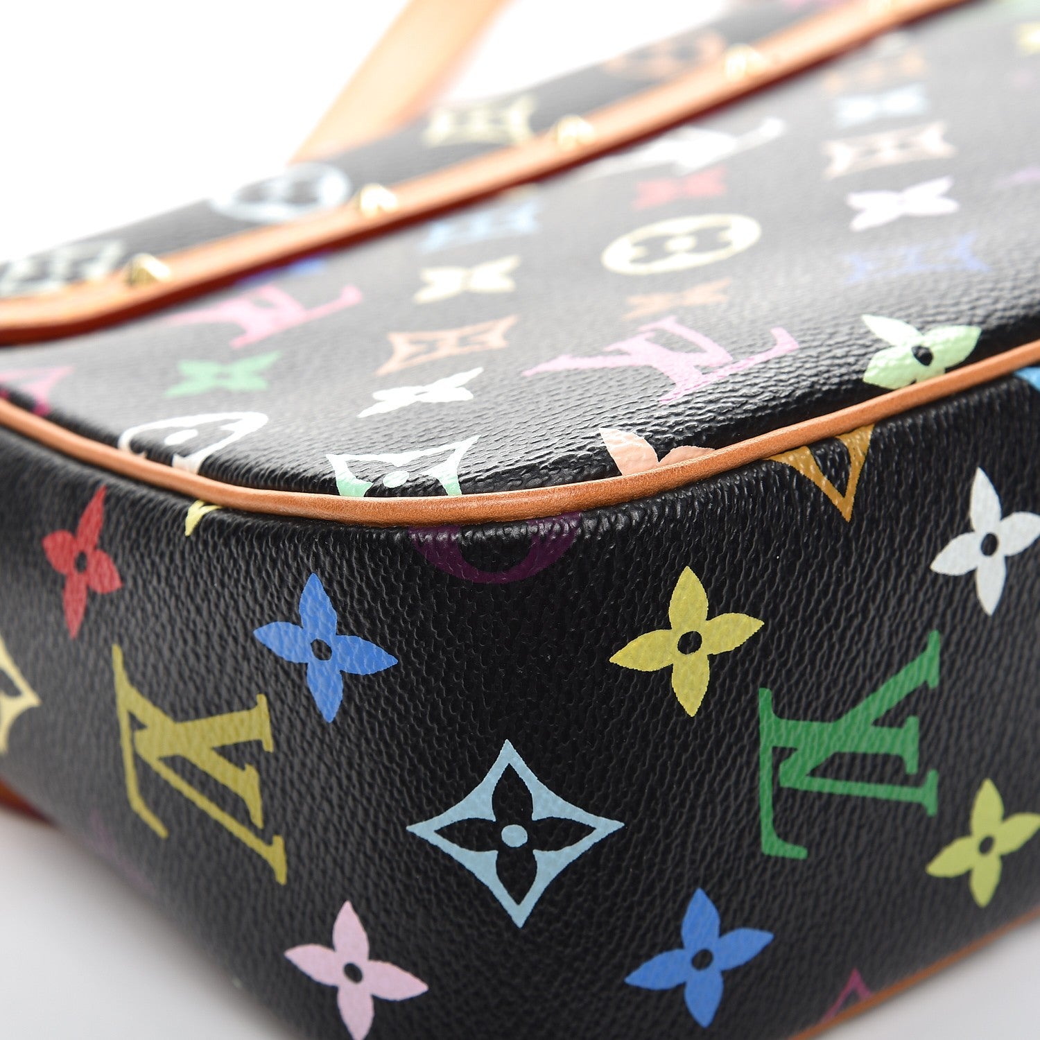 Louis Vuitton Monogram Multicolor Sologne Black 10 of 11