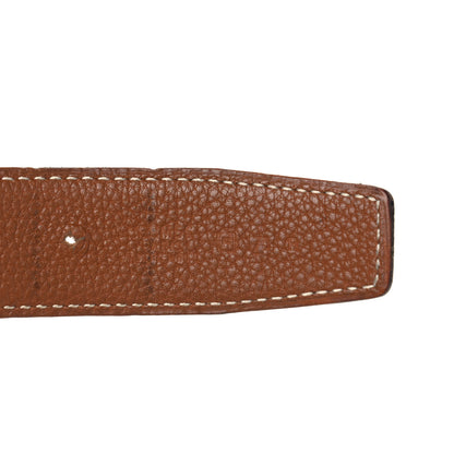 Hermes Box Togo 32mm Belt Strap 75 Black Gold 9 of 9