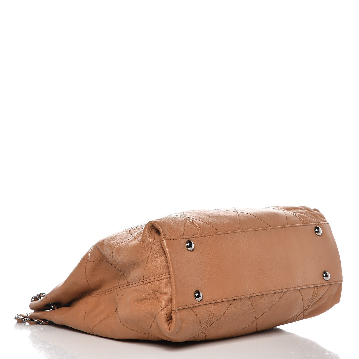 Lambskin Soft Touch Shoulder Bag Camel