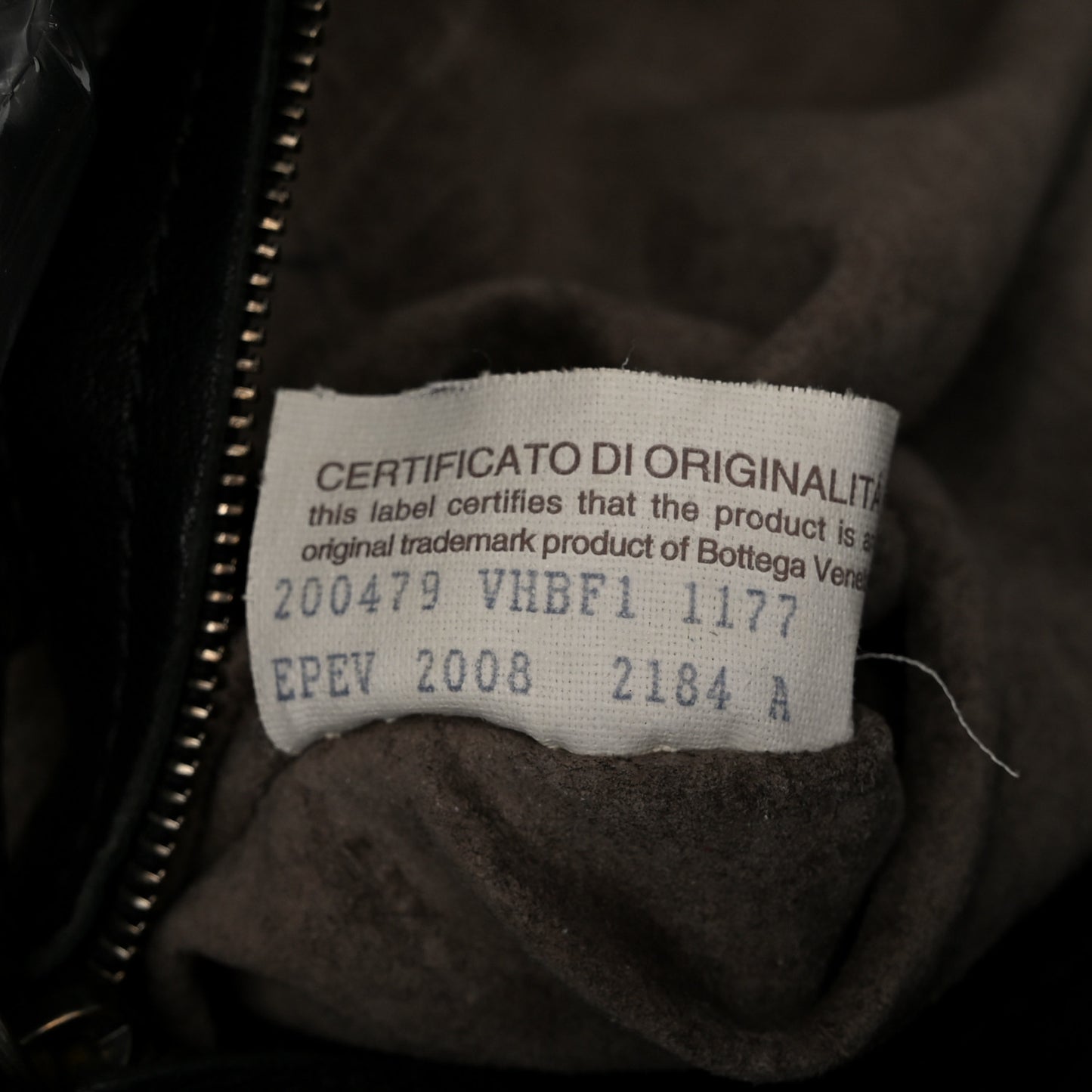 Intrecciato Rugiada Vintaga Medium Shopper Black