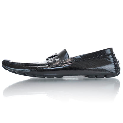 Louis Vuitton Patent Monte Carlo Loafers 12 Black 2 of 9