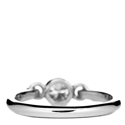 Tiffany Platinum Diamond Elsa Peretti Swan Ring 50 5.25 3 of 4