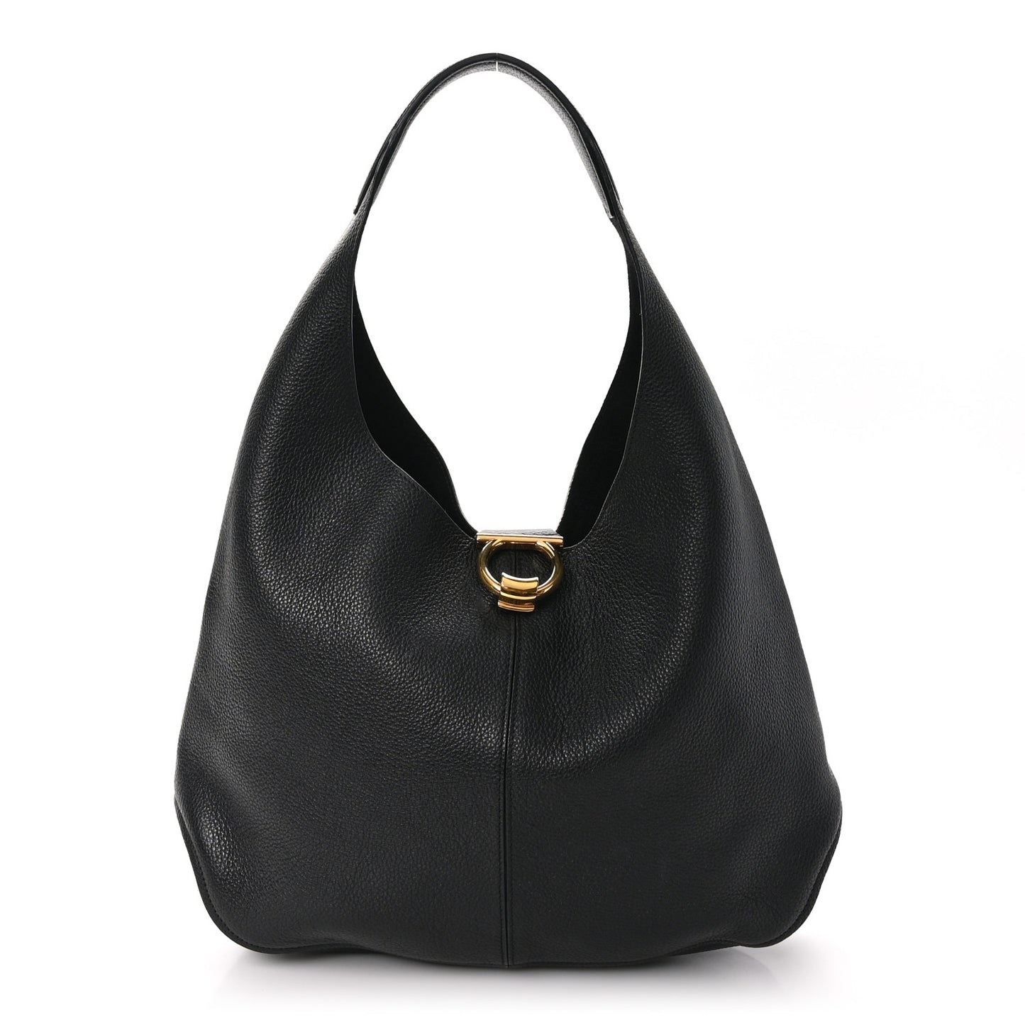 Calfskin Margot Hobo Black