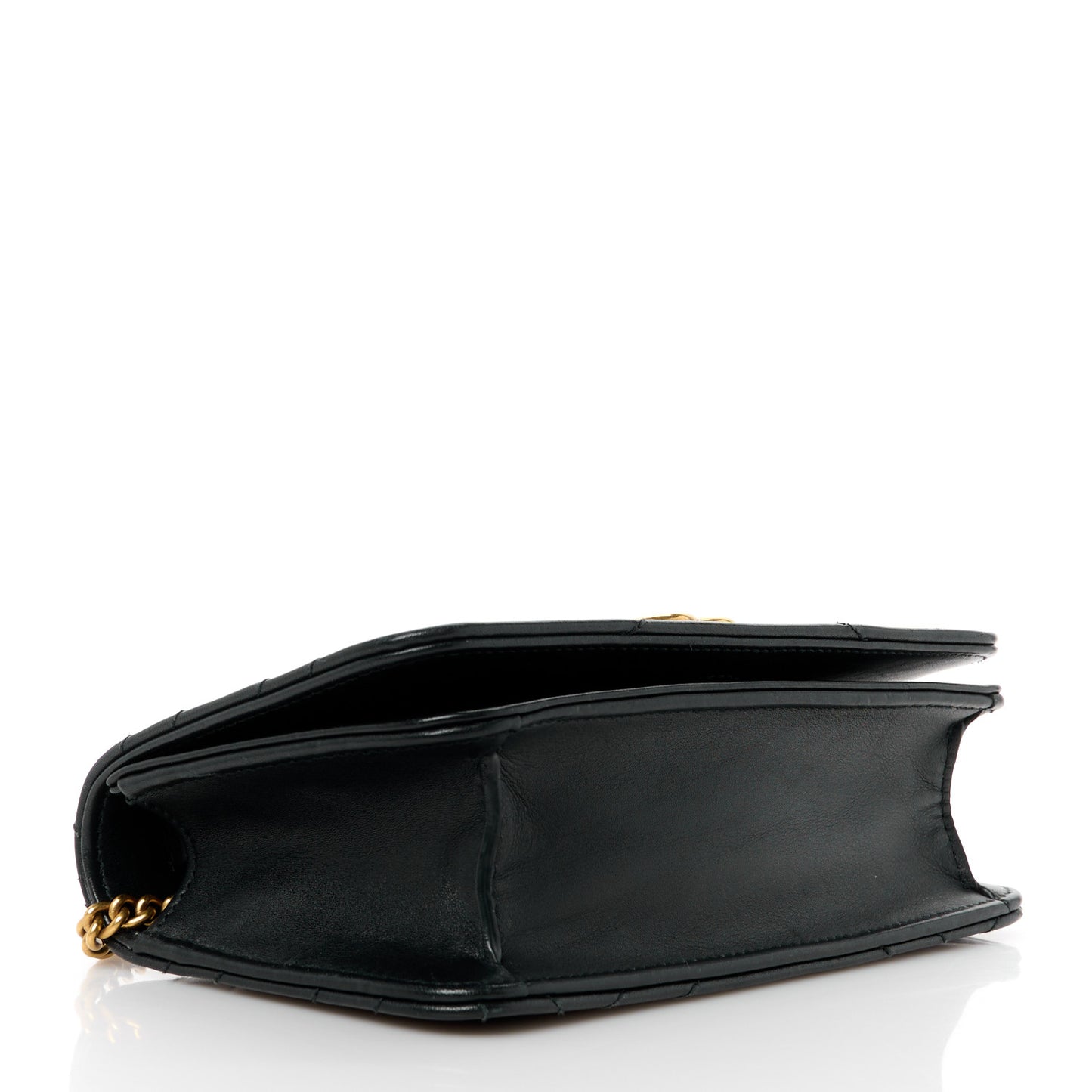 Calfskin Matelasse GG Marmont Mini Bag Black