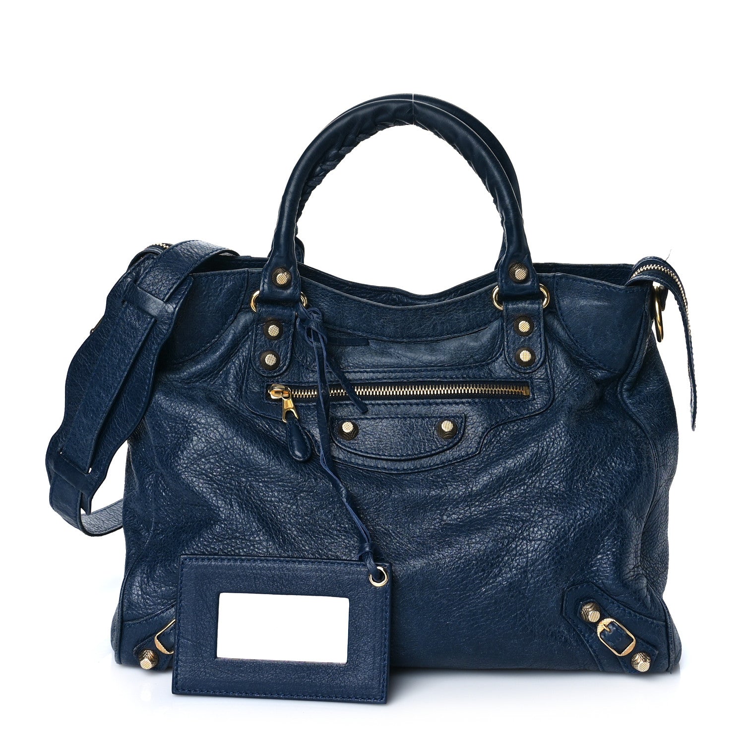Balenciaga Agneau Giant 12 Gold Hardware Velo Bleu Obscur 1 of 15
