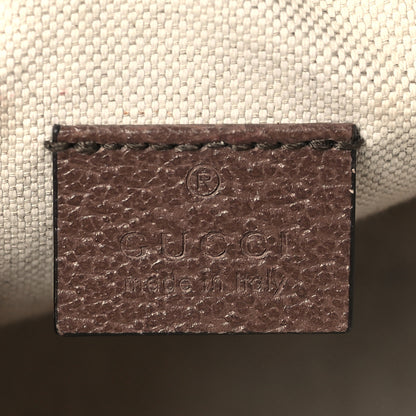 Gucci GG Supreme Monogram Mini Neo Vintage Double Zip Messenger Bag Beige New Acero Crop 6 of 9