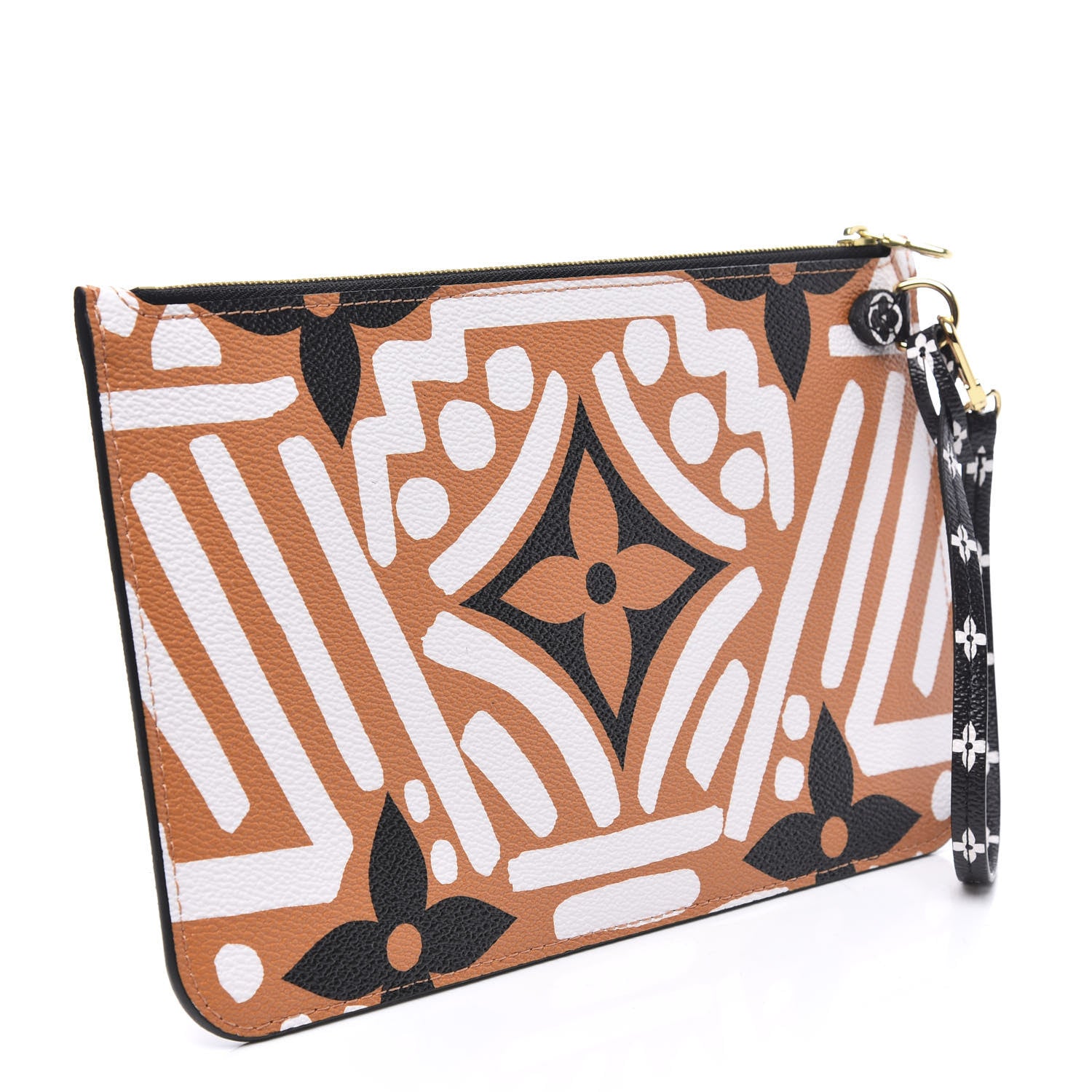 Louis Vuitton Monogram Giant Crafty Neverfull MM GM Pochette Creme Caramel 2 of 5