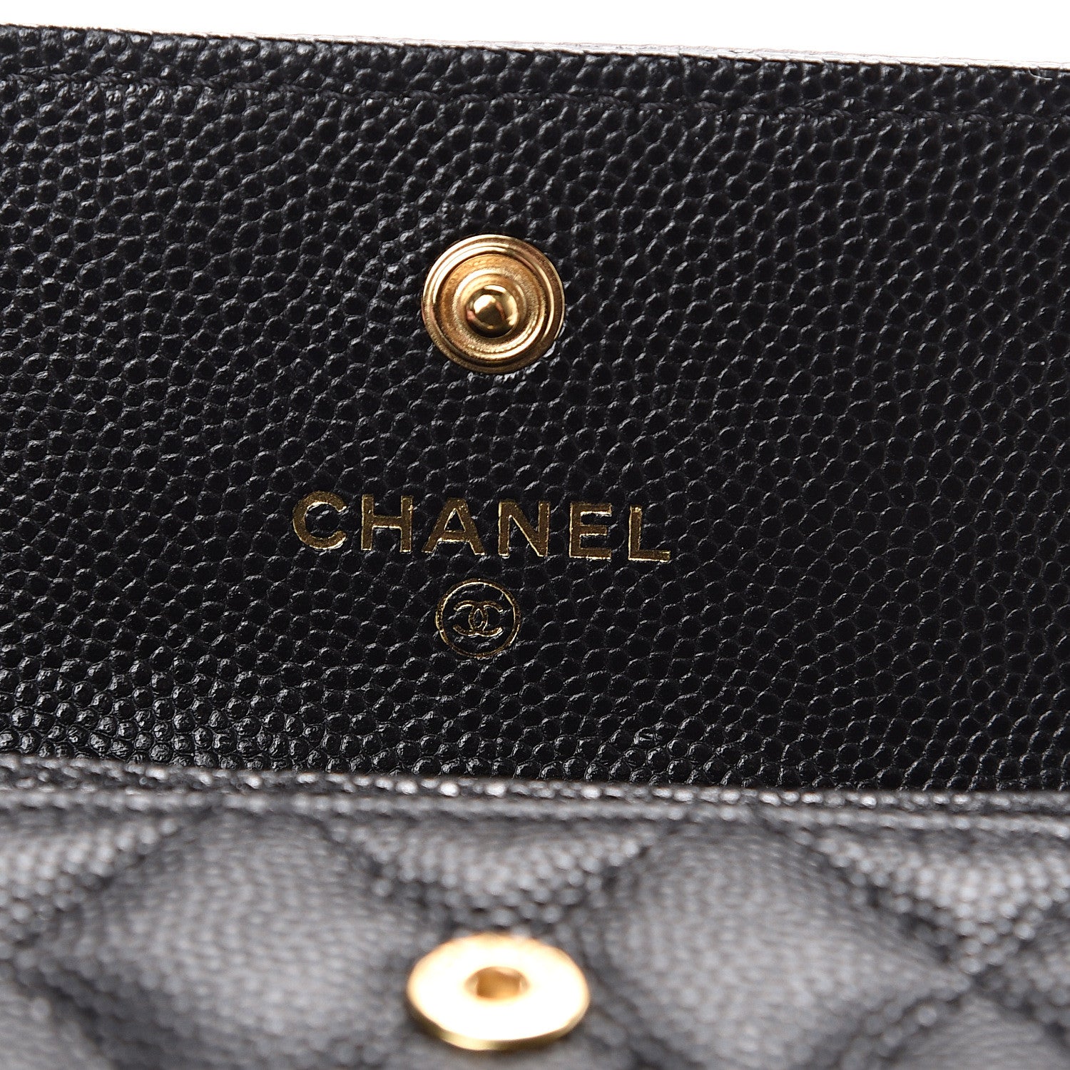 Chanel Caviar Quilted Boy Flap Card Holder Black 5 of 8