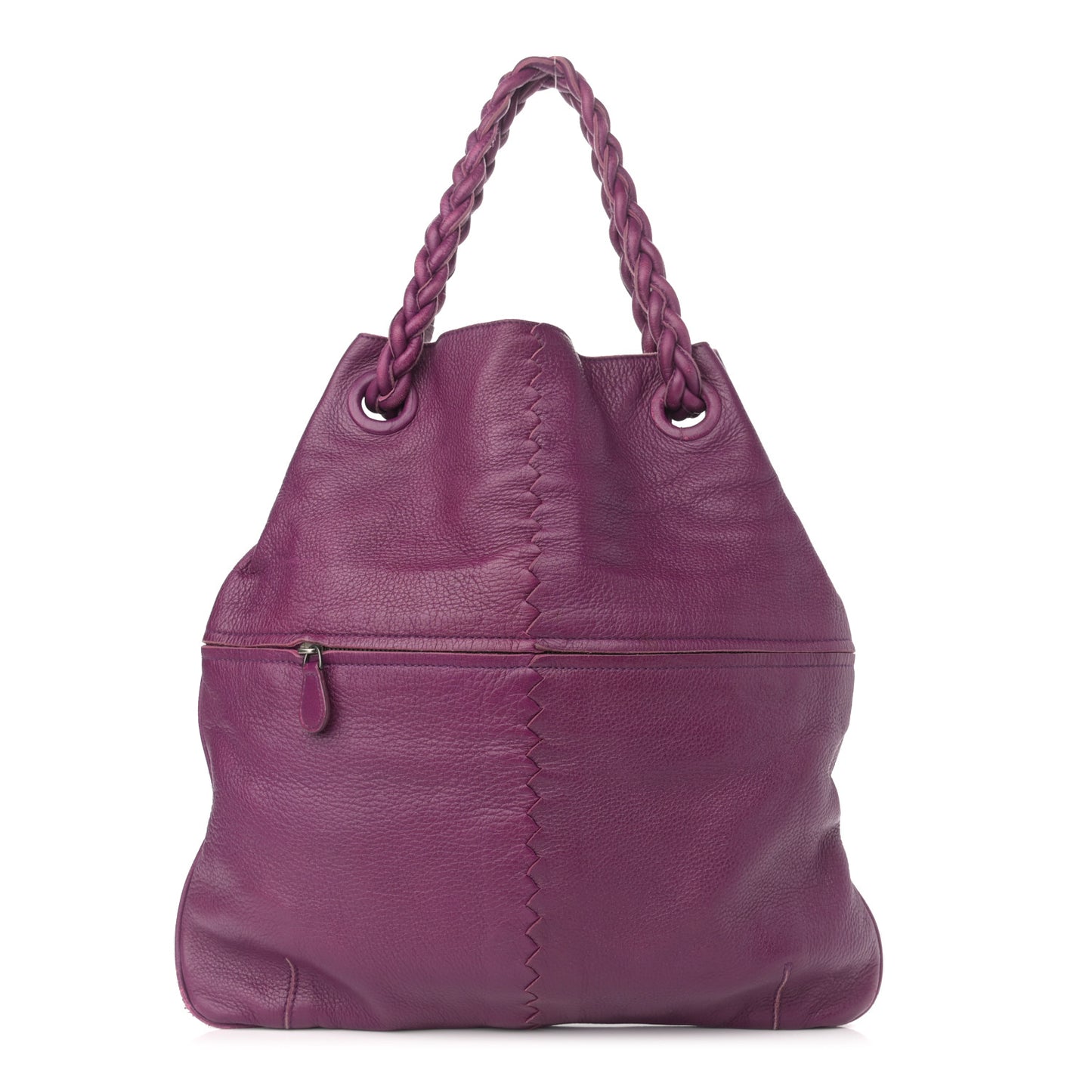 Cervo Deerskin Julie Tote Purple
