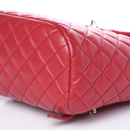 Chanel Lambskin Quilted Small Urban Spirit Backpack Red 9 of 17