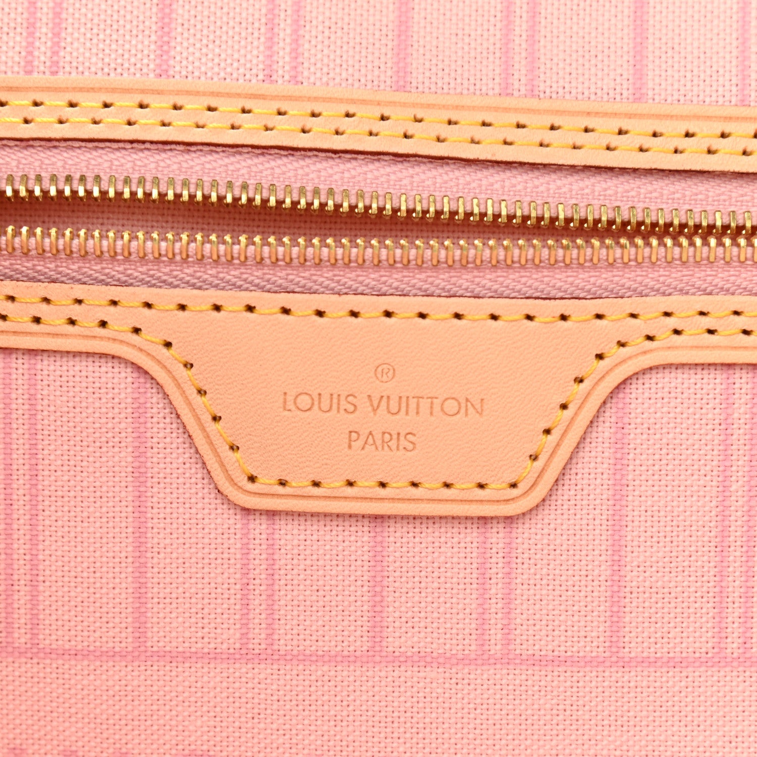 Louis Vuitton Damier Azur Neo Neverfull MM Rose Ballerine 7 of 9
