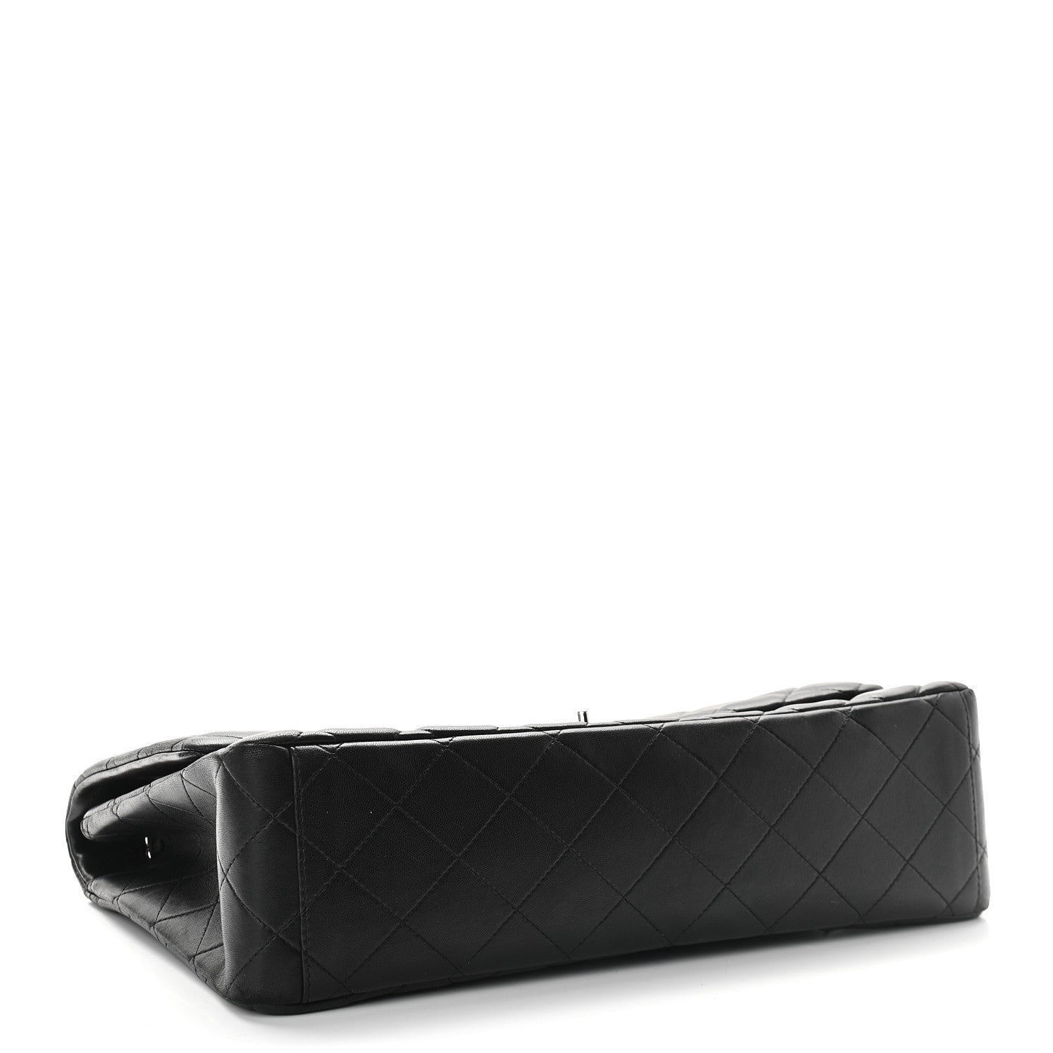 Chanel Lambskin Quilted Maxi Single Flap Black 4 of 9