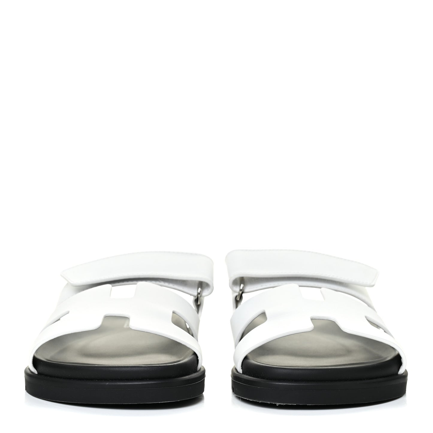 Calfskin Womens Chypre Sandals 35.5 White