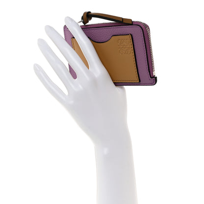 Loewe Soft Grained Calfskin Coin Card Holder Gold Guimauve 2 of 9