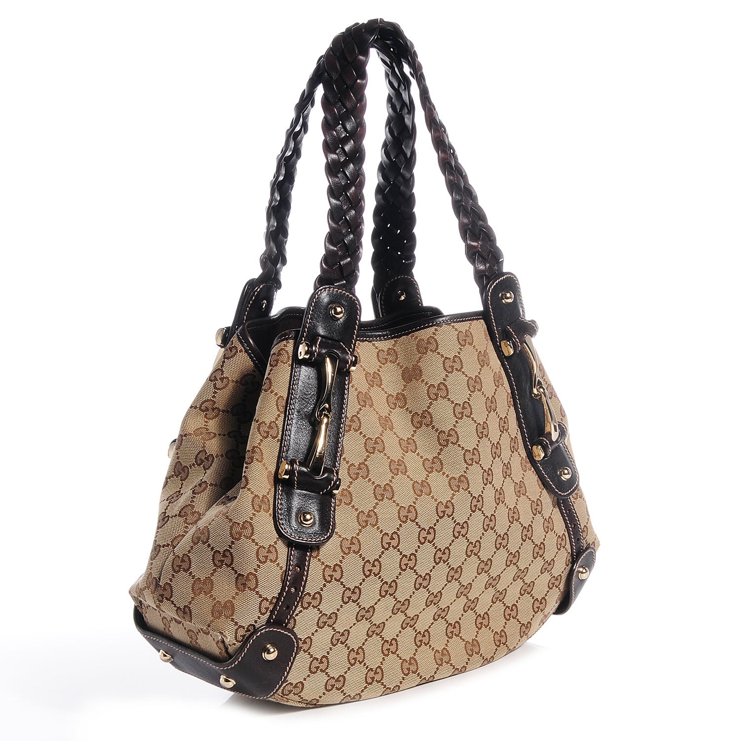 Gucci Monogram Small Pelham Shoulder Bag Brown 3 of 7