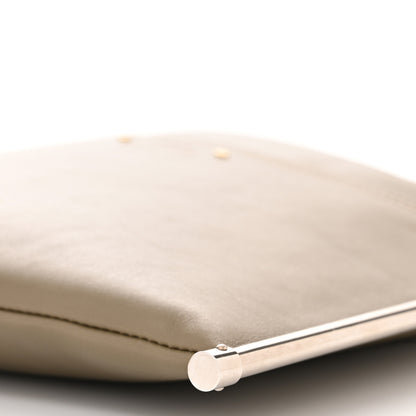 Chloe Smooth Calfskin Medium Roy Clutch Merino Grey 11 of 11