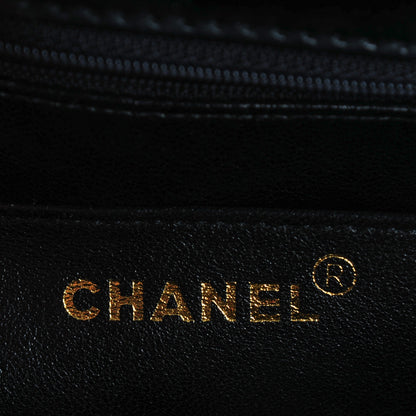 Chanel Patent Quilted Top Handle Tote Black 6 of 7