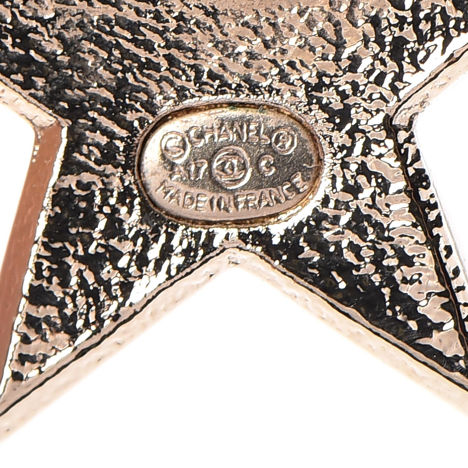 Chanel Metal CC Star Earrings Gold 4 of 5