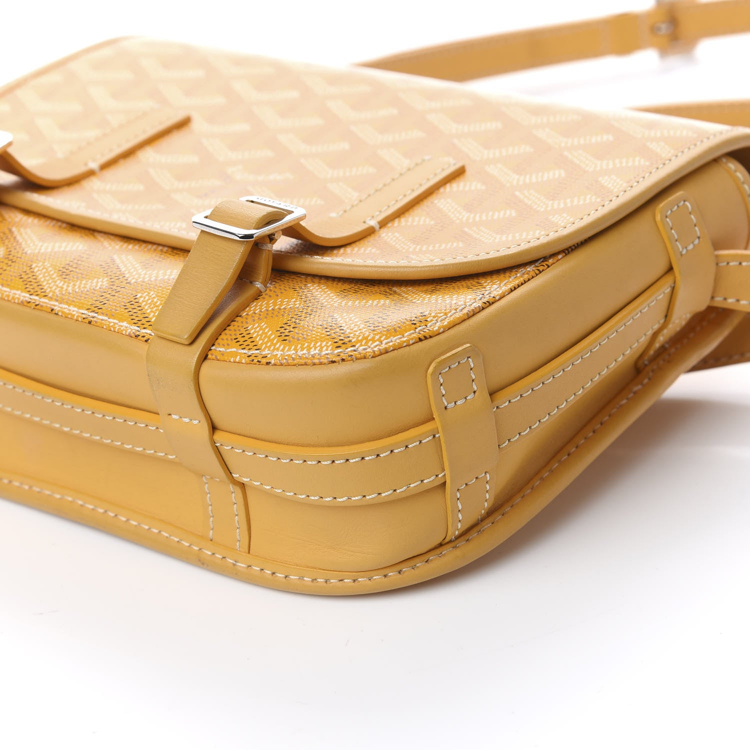 Goyard Goyardine Belvedere PM Messenger Bag Yellow 9 of 13