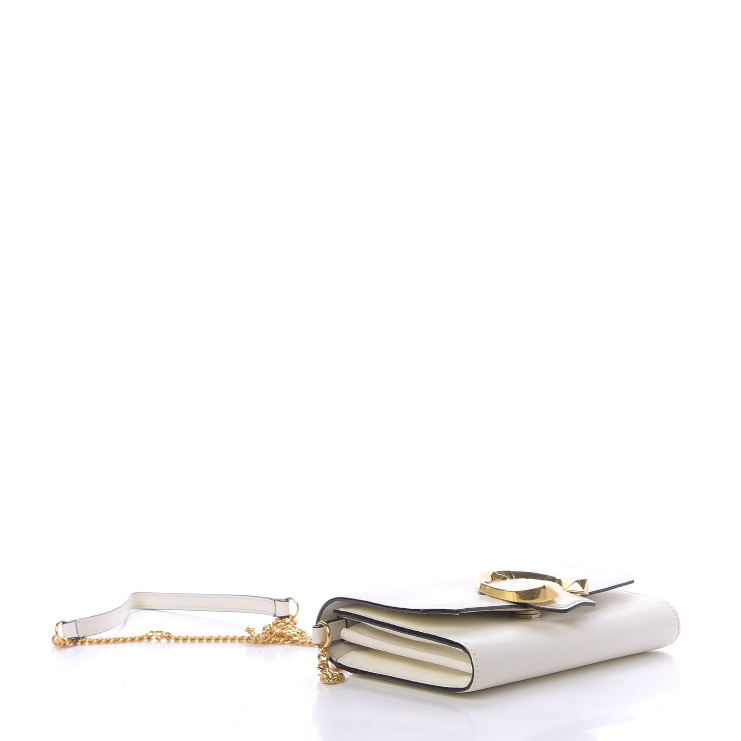 Calfskin Mini Madeline Wallet On Chain Latte