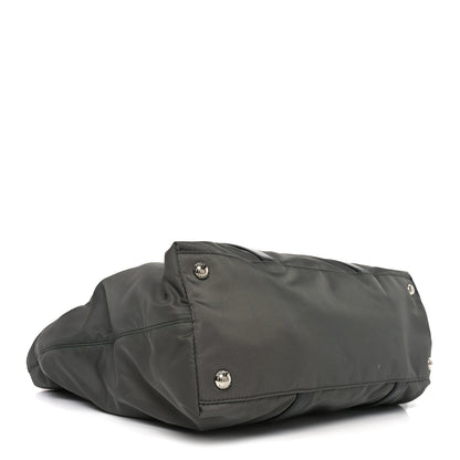 Prada Tessuto Nylon Pocket Tote Grey 4 of 9