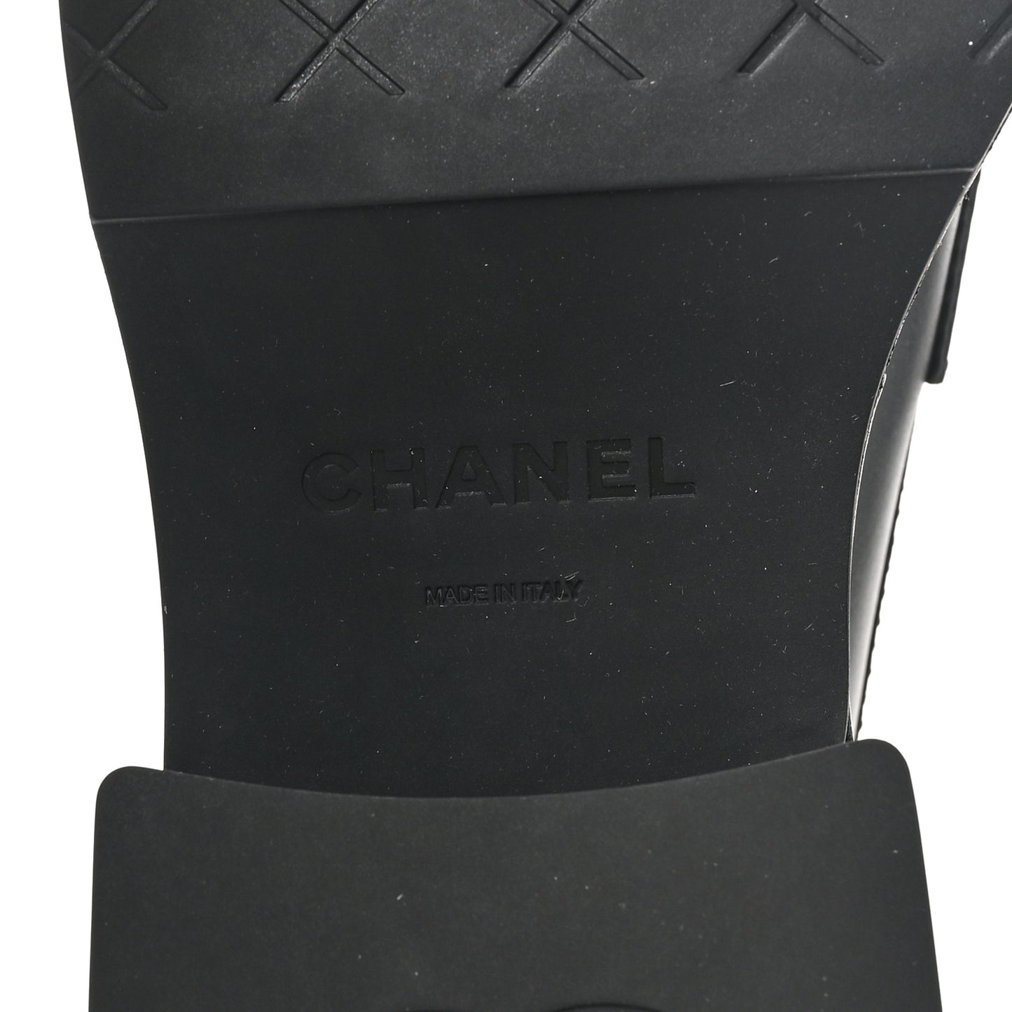 Calfskin CC Platform Loafers 37 Black