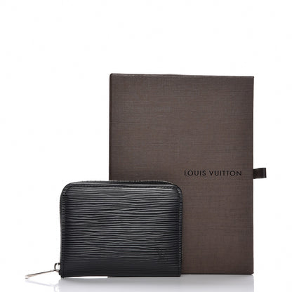 Louis Vuitton Epi Zippy Coin Purse Black 7 of 7
