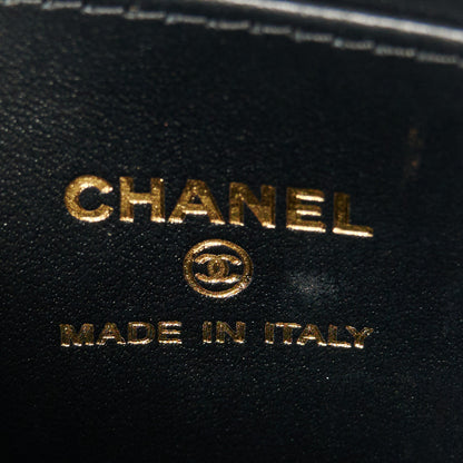 Chanel Shiny Aged Calfskin Quilted Mini Nano Kelly Shopper Black 6 of 11