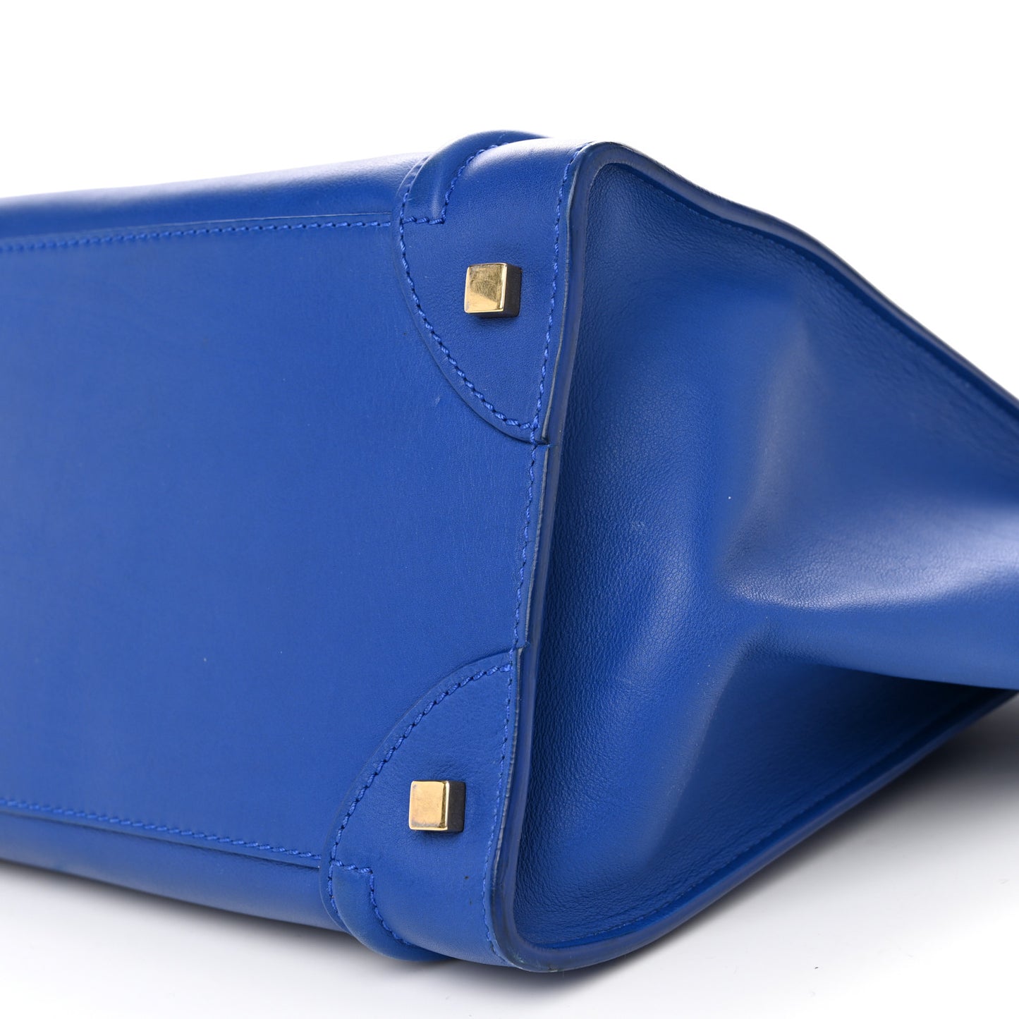 Smooth Calfskin Mini Luggage Royal Blue