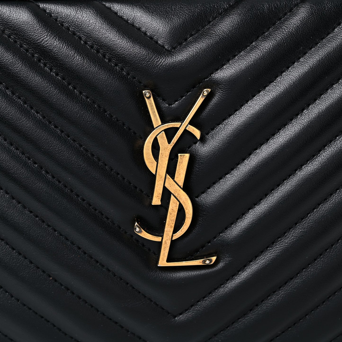 Calfskin Matelasse Monogram Lou Camera Bag Black