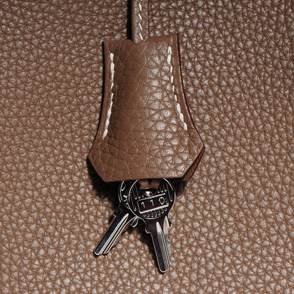 Hermes Taurillon Clemence Birkin 35 Etoupe 23 of 27